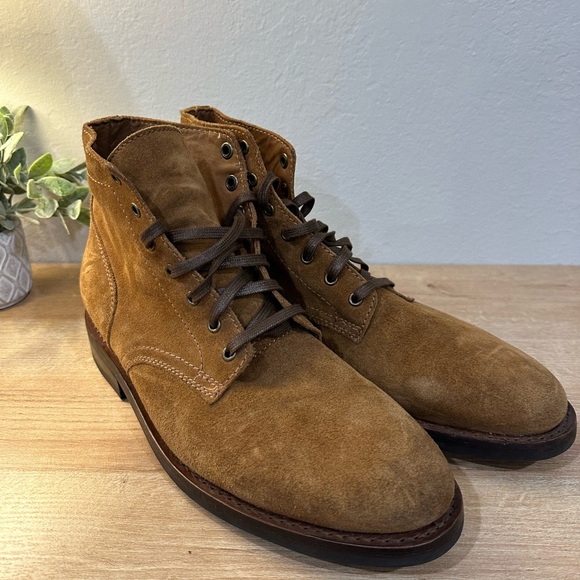 Thursday boots RARE Cognac WeatherSafe™ Suede President 9.5 - Picture 7 of 9